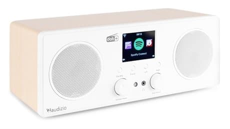 Audizio Bari WIFI Internet stereo radio med DAB+, vit