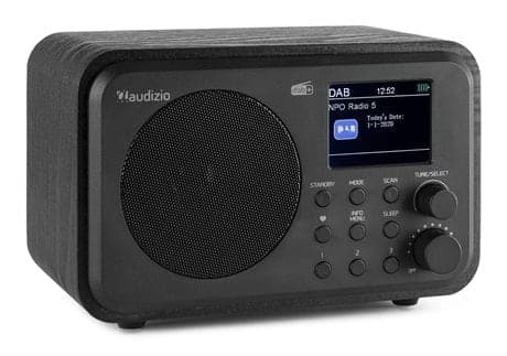 audizio Milan DAB, radio med batteri, Svart