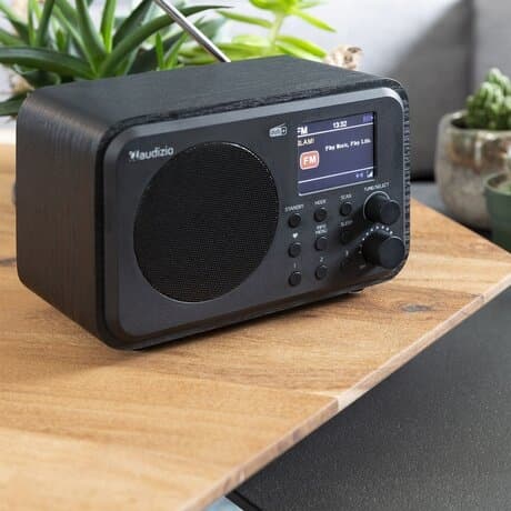 audizio Milan DAB, radio med batteri, Svart