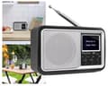 Miniatyrbild 2 av 11: Audizio Anzio portabel DAB+ Radio med batteri, vit/silver