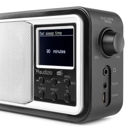 Audizio Parma portabel DAB+ radio, silver
