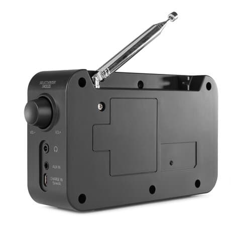 Batteridriven radio Audizio Anzio portabel DAB+ Radio med batteri, Svart