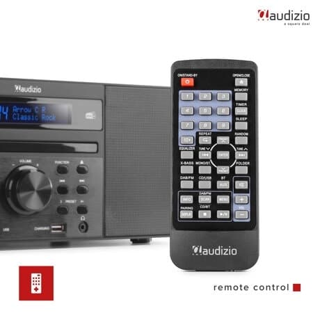 Audizio PRATO MUSIK SYSTEM CD/DAB+ BLACK