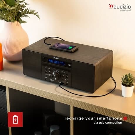 Audizio PRATO MUSIK SYSTEM CD/DAB+ BLACK