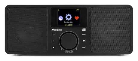 Audizio Rome WIFI Internet stereo DAB+ Radio, Svart