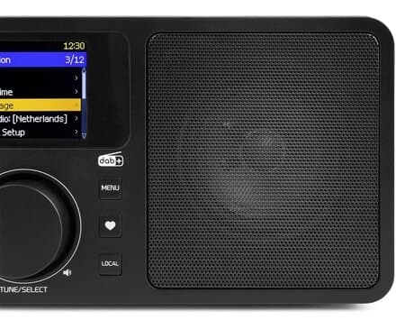 Audizio Rome WIFI Internet stereo DAB+ Radio, Svart