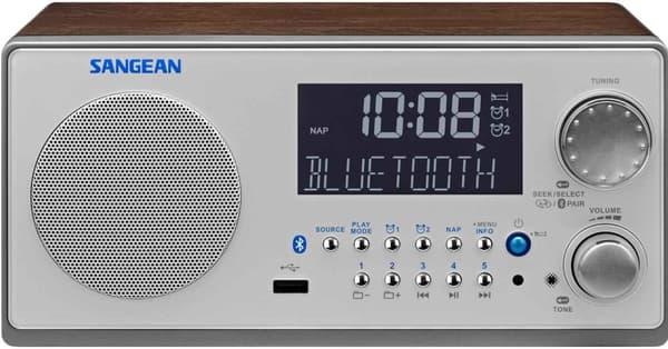 Sangean Bluetooth Wood FM RDS