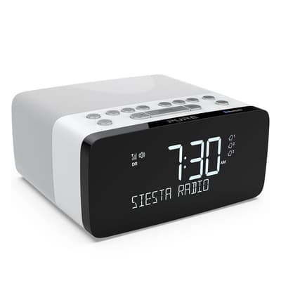 PURE FM/DAB/DAB+ Qi-opladning Siesta Charge Clockradio Polar