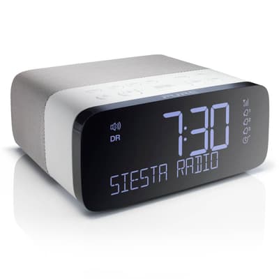 PURE FM/DAB/DAB+ Siesta Rise Clockradio Grå