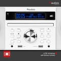 Miniatyrbild 3 av 11: Audizio PRATO Allt i ett system CD, DAB+, Vit