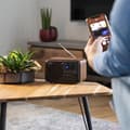 Miniatyrbild 2 av 11: Audizio Milan bärbar DAB-radio med Bluetooth, FM-radio och batteri - Trä färgad