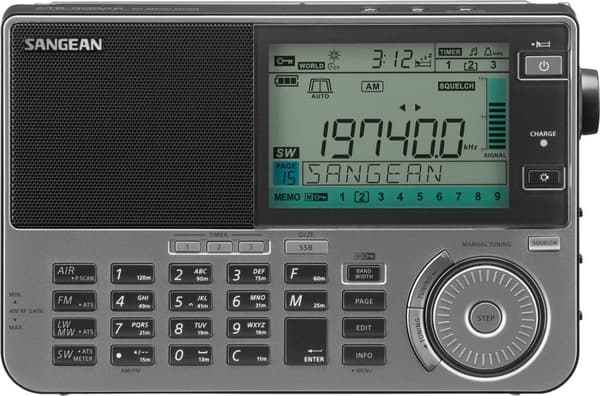 Sangean Världs & flygradio blk