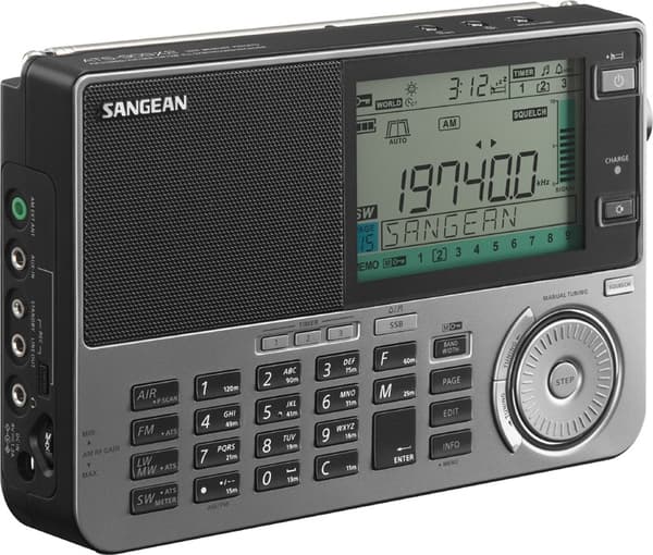 Sangean Världs & flygradio blk