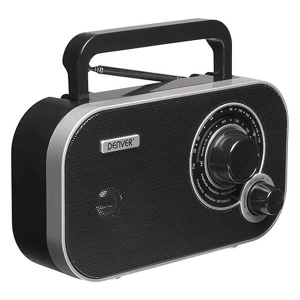Transistoriradio Denver Electronics TR-51 Black AM/FM-viritin Musta