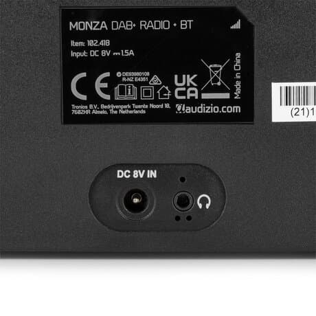 Monza Dab+ stereo radio silver