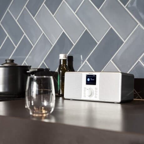 Monza Dab+ stereo radio silver