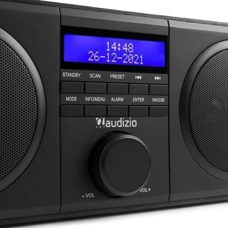 Novara dab+ stereo radio svart