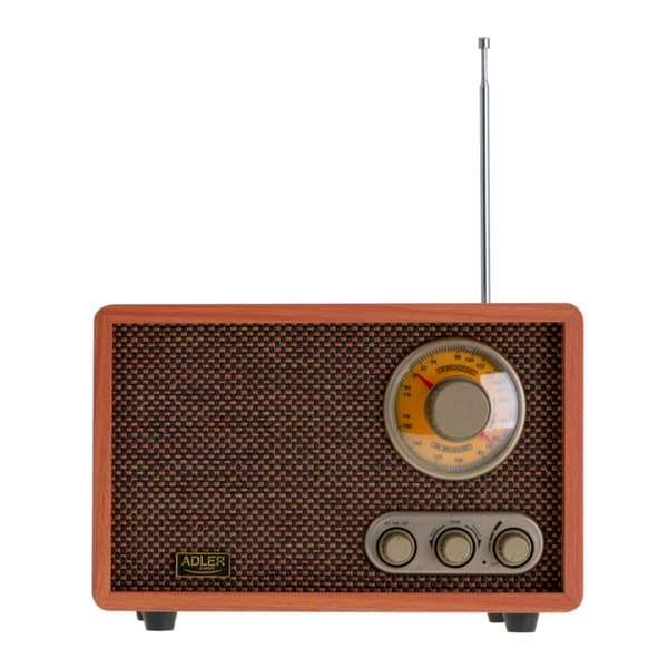 Adler retro Bluetooth-højttaler med FM/AM-radio