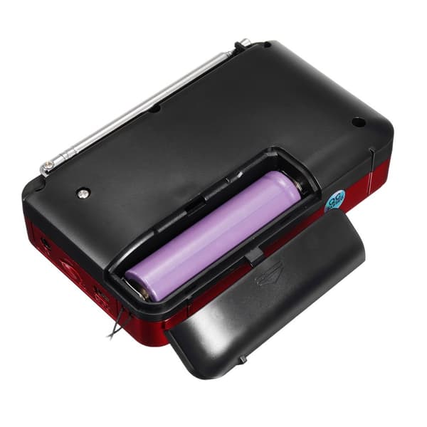 Kannettava digitaalinen LCD-vastaanotin Ohut ministereo FM-radio MP3 (USB/SD) musiikkisoitin Super LOUD