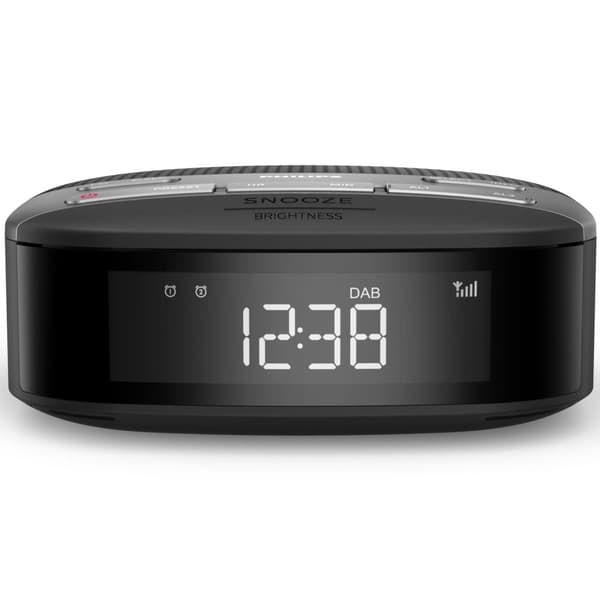 Digital DAB+/FM clockradio Dobbelt alarmer