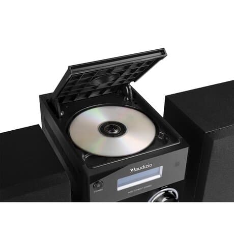 Stereo set - Audizio Metz - DAB radio med Bluetooth, MP3 och CD spelare - Svart