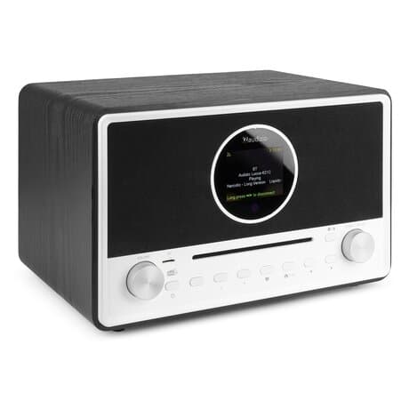 Audizio Lucca stereo DAB-radio med CD-spelare, internetradio, Bluetooth och MP3-spelare - Svart