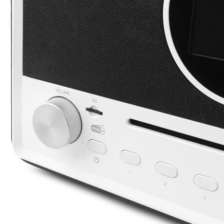 Audizio Lucca stereo DAB-radio med CD-spelare, internetradio, Bluetooth och MP3-spelare - Svart