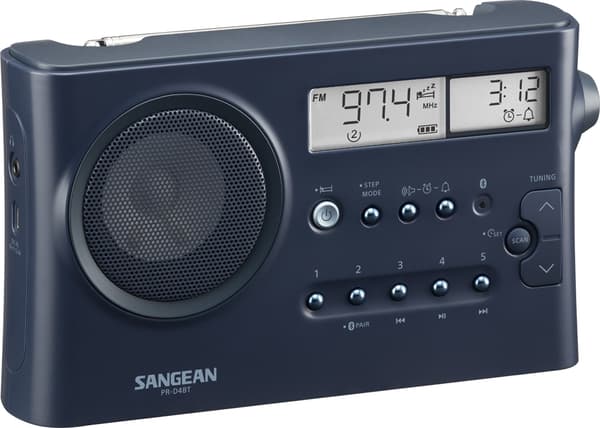 Sangean Bluetooth Radio Blå