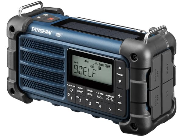 Sangean allväders radio blå