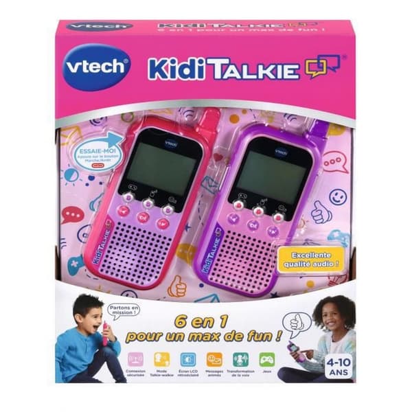 Walkie-Talkie Vtech Kidi Talkie Purpur Rosa