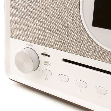 Audizio Lucca stereo DAB-radio med CD-spelare, internetradio, Bluetooth och MP3-spelare - Brun
