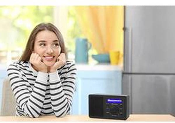 Renkforce RF-IR-MONO1 - Internetradio - Svart