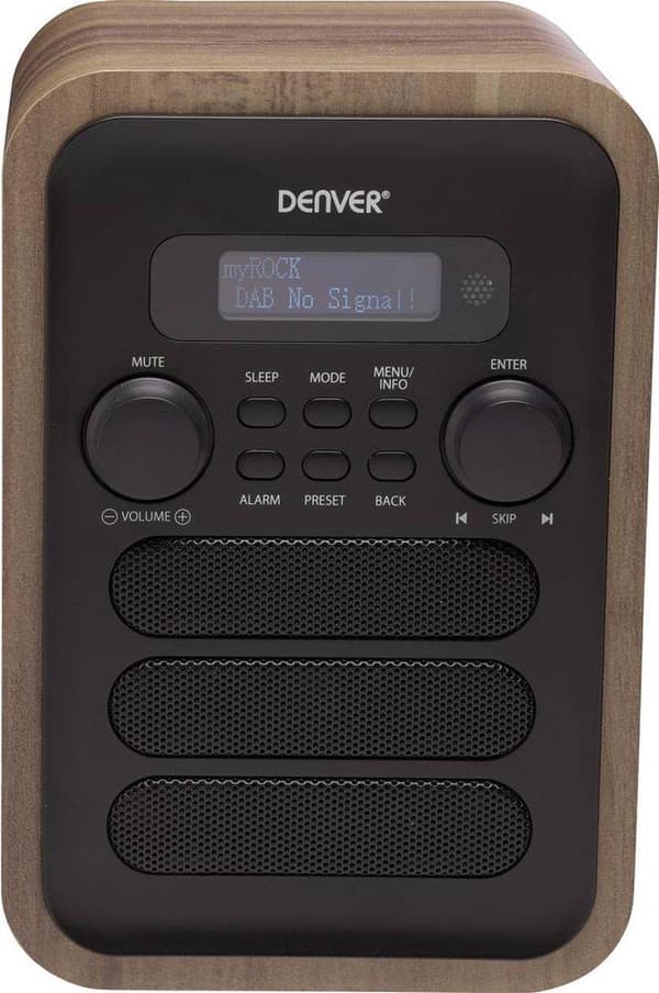 Denver DAB-48 GREY - DAB-radio - FM-radio - Bluetooth - Harmaa