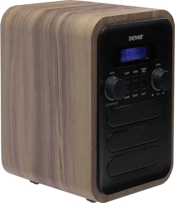 Denver DAB-48 GREY - DAB-radio - FM-radio - Bluetooth - Harmaa