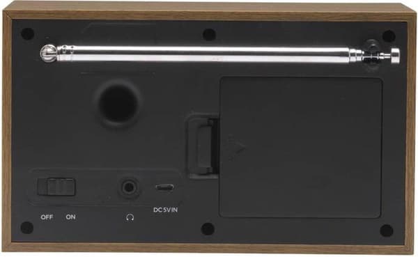 Denver DAB-46 / Retro FM-radio / DAB + / LCD-skärm / Larmfunktion / Vit