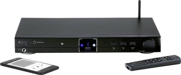 Renkforce RF-DAB-IR1700 Radioadapter DAB+, FM internetradio, WiFi, LAN, Bluetooth, DLNA DLNA-kompatibel Sort