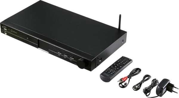 Renkforce RF-DAB-IR1700 Radioadapter DAB+, FM internetradio, WiFi, LAN, Bluetooth, DLNA DLNA-kompatibel Sort