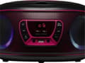 Miniatyrbillede 4 af 10: Denver TCL-212BT / Bærbar Boombox / FM-radio / CD-afspiller / AUX-forbindelse / Pink