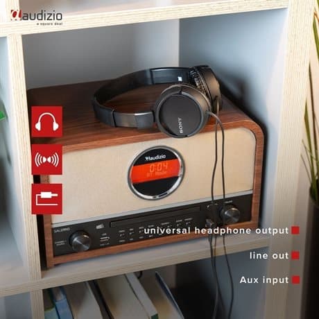 Audizio Salerno stereo DAB-radio med CD-spelare, Bluetooth och MP3-spelare