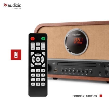 Audizio Salerno stereo DAB-radio med CD-spelare, Bluetooth och MP3-spelare