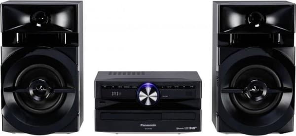Panasonic SC-UX104EG-K, CD Mini System, sort Sort