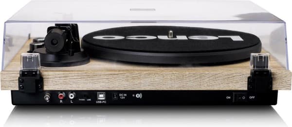 Lenco LBT-188 - Pladespiller med Bluetooth og justerbar modvægt - Træ