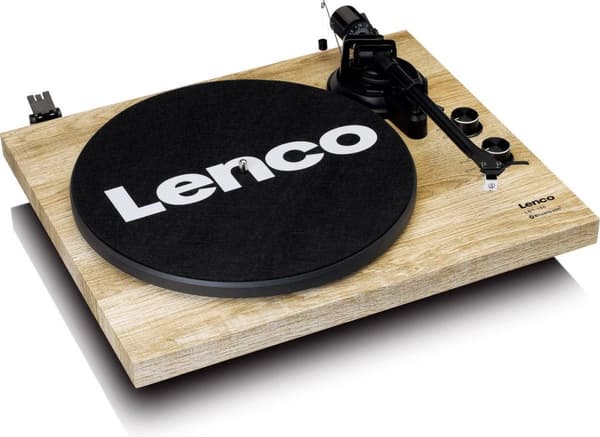 Lenco LBT-188 - Pladespiller med Bluetooth og justerbar modvægt - Træ