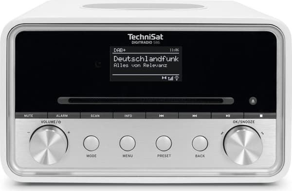 TechniSat Digitradio 586 Personal Analog & Digital White (0001/3986)