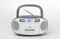 Miniatyrbillede 5 af 6: Refleksion CD Radio DAB+, DAB, FM AUX, CD, DAB+, Kassette, FM, USB Hvid, Grå (RCR2260DAB/GR)