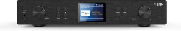 Xoro HFT 440 HiFi-tuner med internet - DAB+ - FM - Bluetooth - Spotify connect