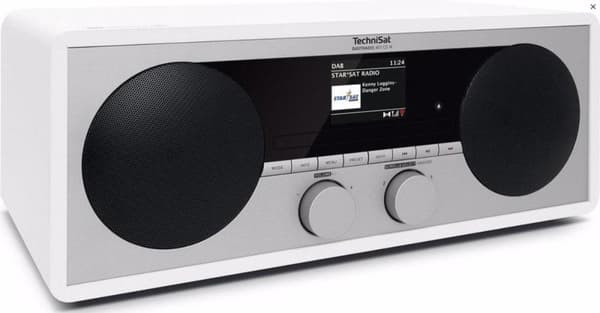 Technisat Digitradio 451 CD IR - DAB+ - FM - Internetradio - CD-afspiller - hvid