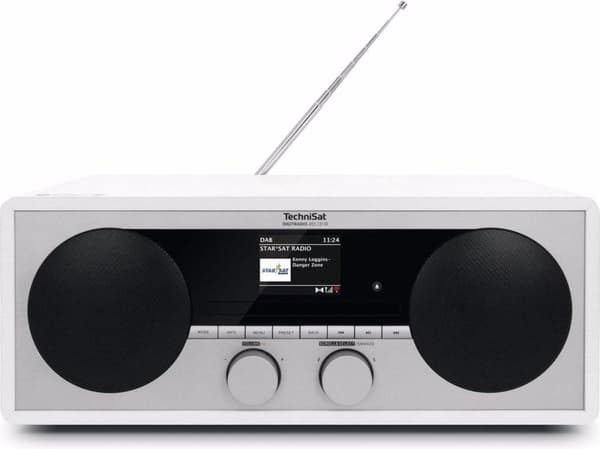 Technisat Digitradio 451 CD IR - DAB+ - FM - Internetradio - CD-afspiller - hvid