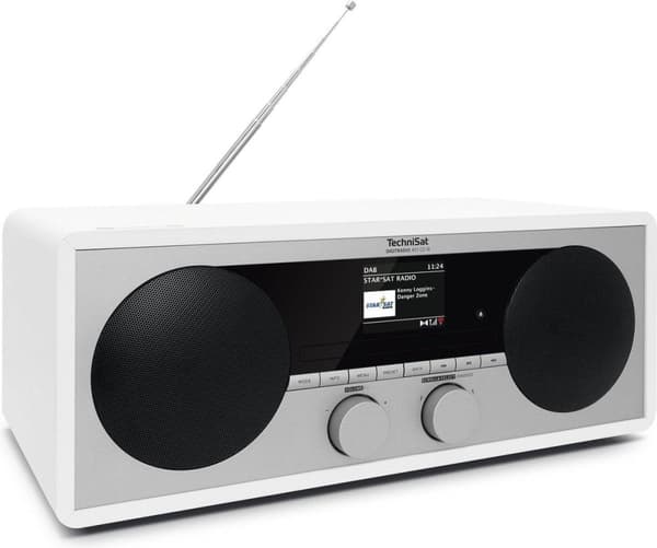 Technisat Digitradio 451 CD IR - DAB+ - FM - Internetradio - CD-afspiller - hvid