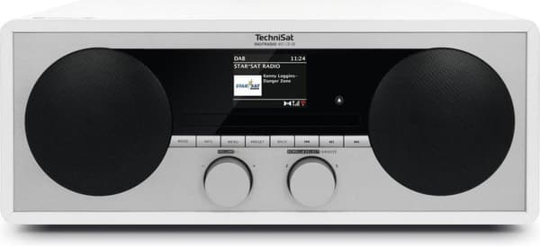 Technisat Digitradio 451 CD IR - DAB+ - FM - Internetradio - CD-afspiller - hvid